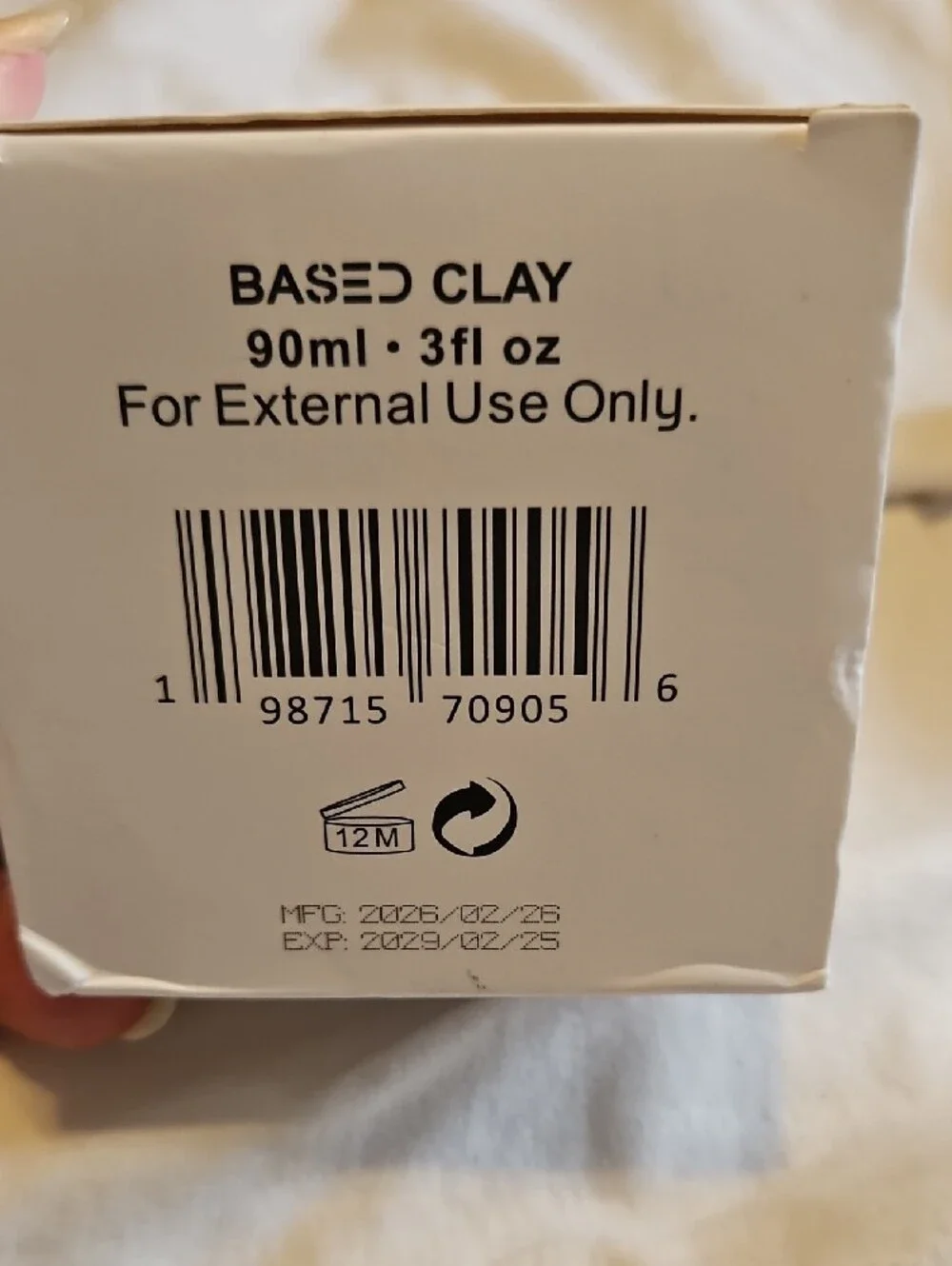 Based Bodyworks Clay Hair Styling Paste in Pale Green